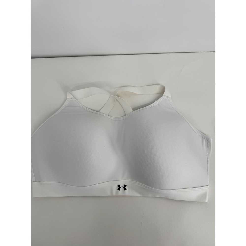Under Armour High Support Sports Bra White Sz 3X Adjustable NWT Org $40